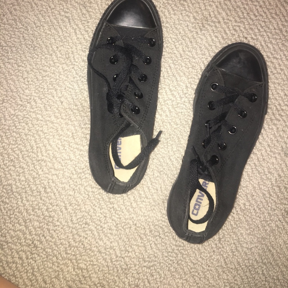 All Black converse