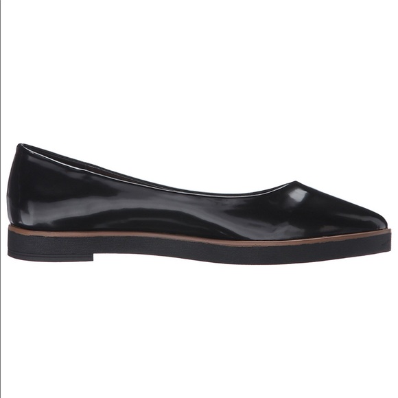 Black Boxed In Mary Jane Flats - Picture 3 of 4