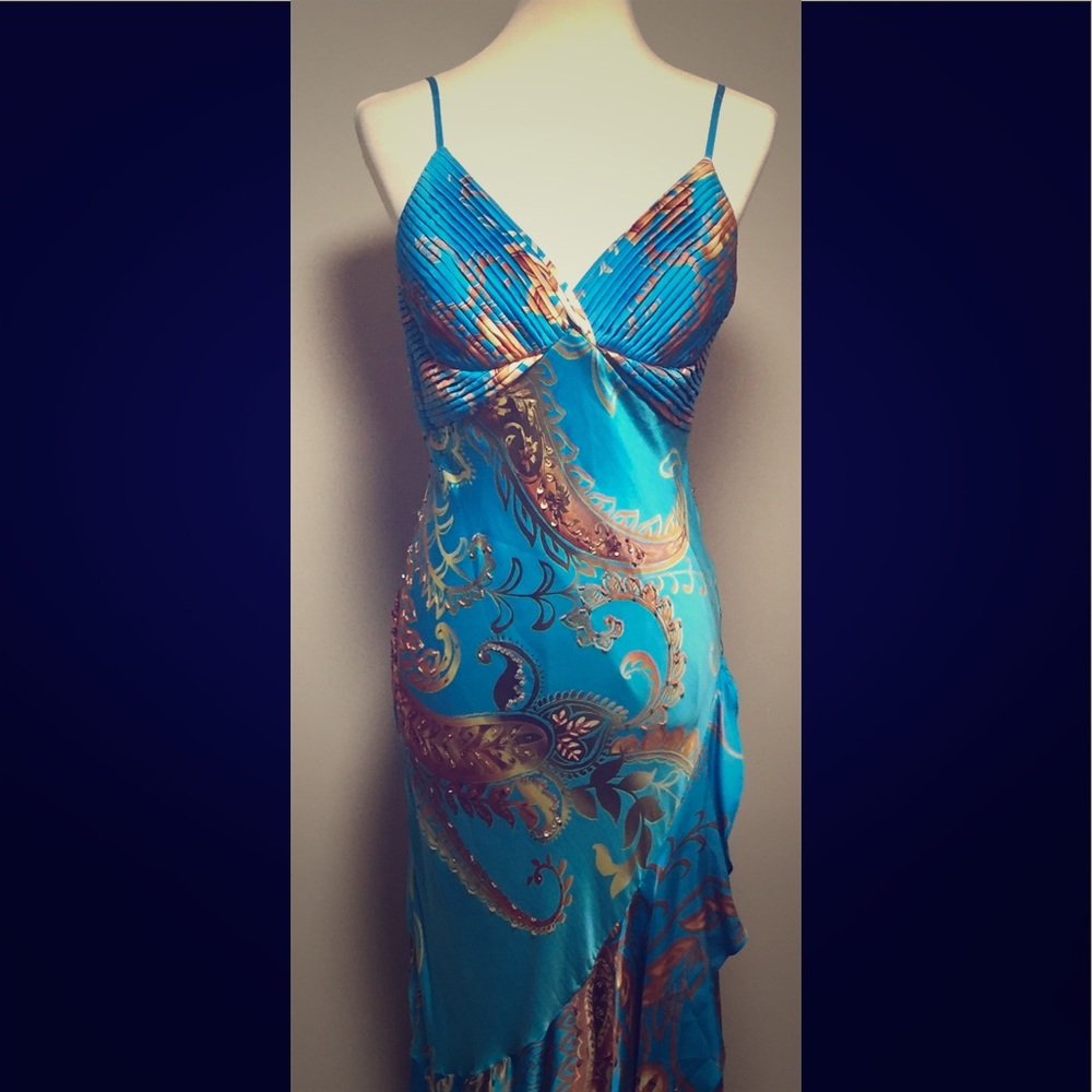 Sue Wong Nocturne Long Silk Formal Evening Gown