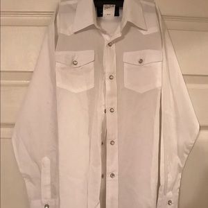 Boys wrangler pearl snap shirt
