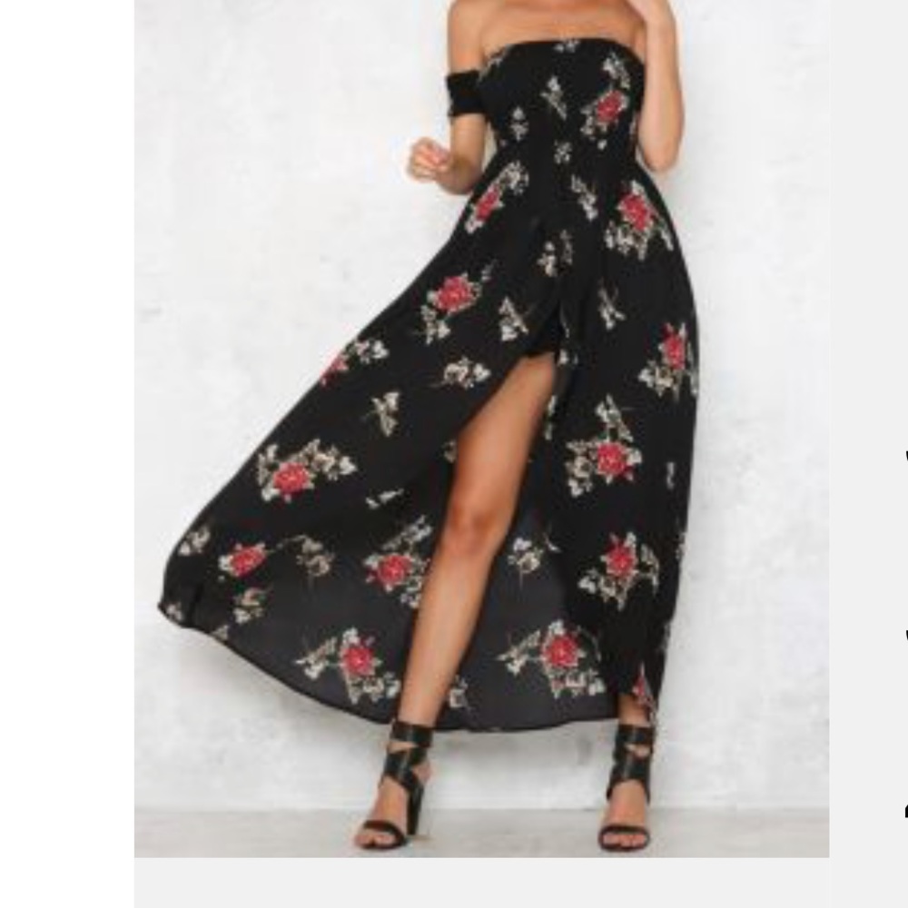 🔥Strapless Maxi dress 🔥