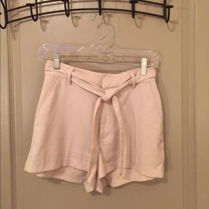 H&M cream shorts - size 4