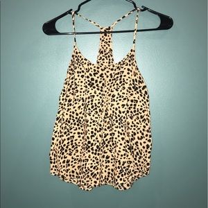 Cheetah tank top