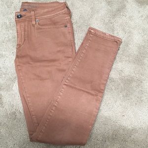 Tan colored Pac Sun skinny jeans 👖