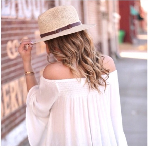 ✨FLASH SALE✨LAST ONE! Khaki Buckle Panama Hat - Picture 2 of 2