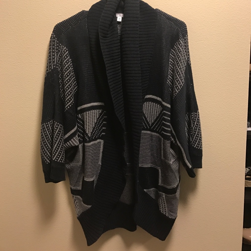 BP open cardigan with drop sleeves