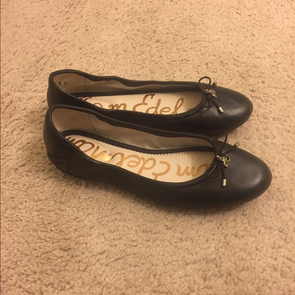 Sam Edelman Black Ballet Slipper Flats 7.5 - Picture 1 of 3