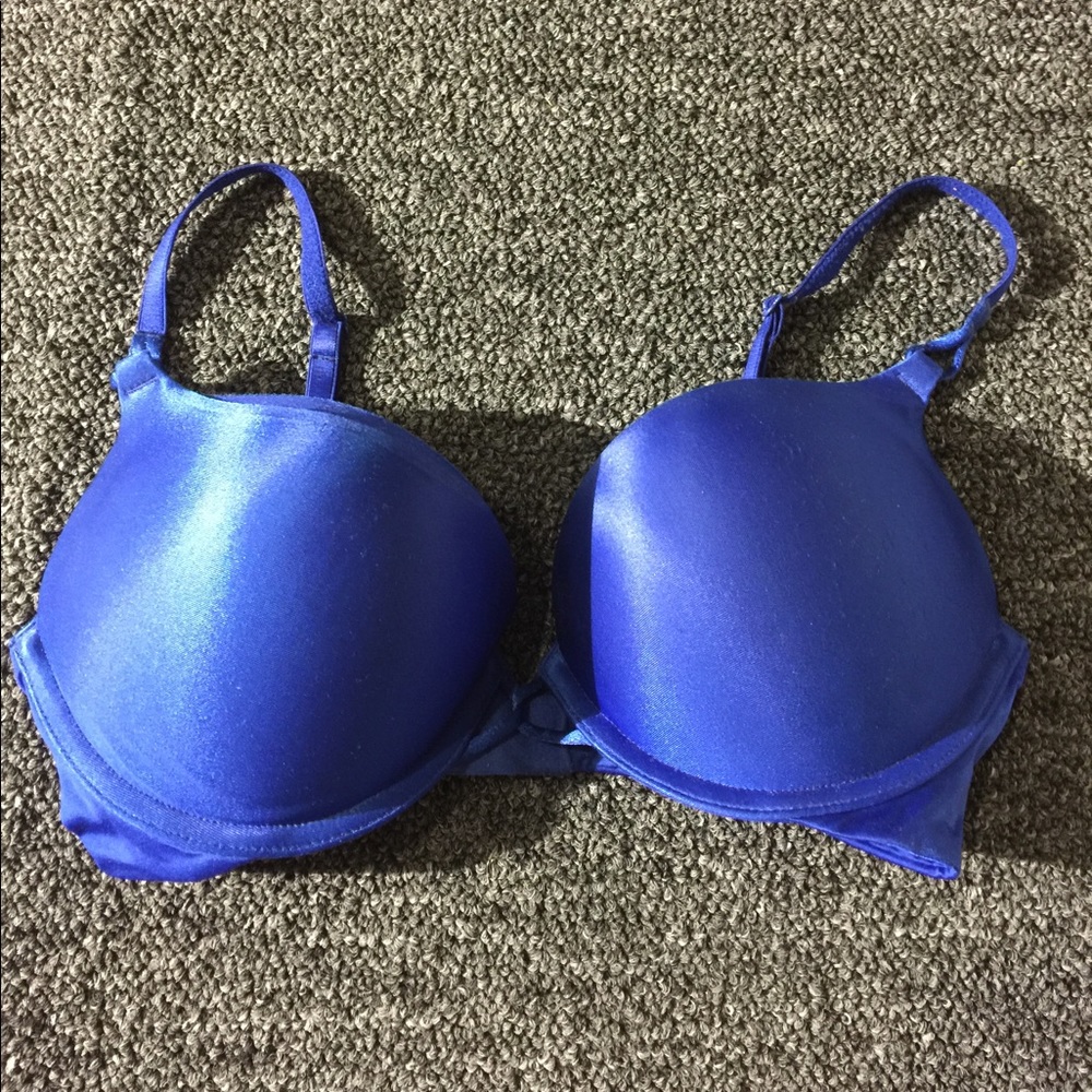 Victoria's Secret Royal Blue Bombshell Bra 34C