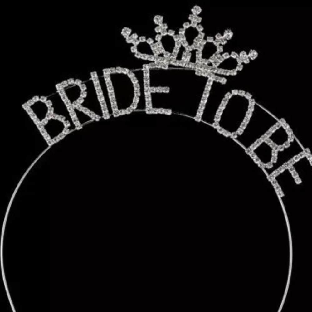 Rhinestone Bride To Be Headband