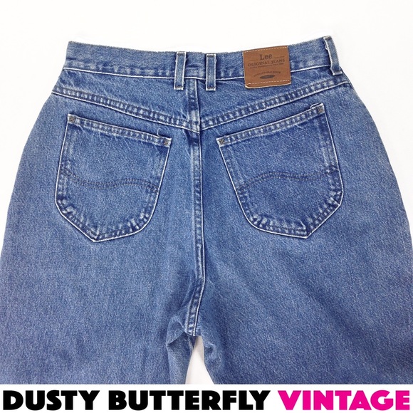 [SOLD]VINTAGE 80s LEE JEANS High Waisted MOM JEANS - Picture 1 of 5