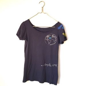 Wide-Necked Vintage T-Shirt