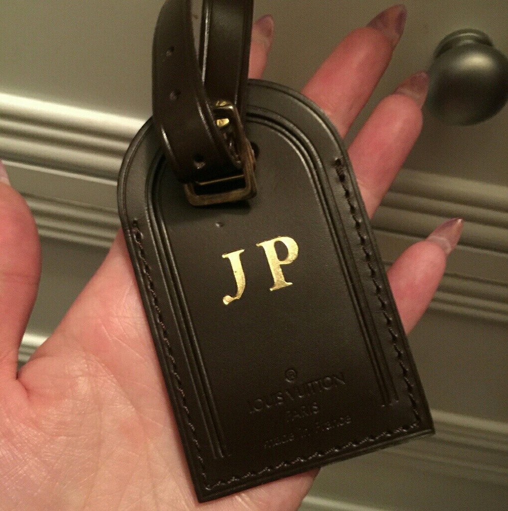 Auth lv luggage tag