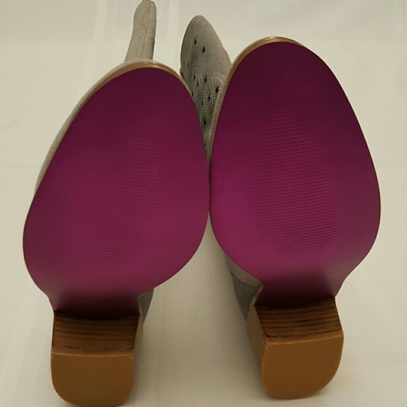 Twiggy London Charcoal Leather Boots - Picture 6 of 8