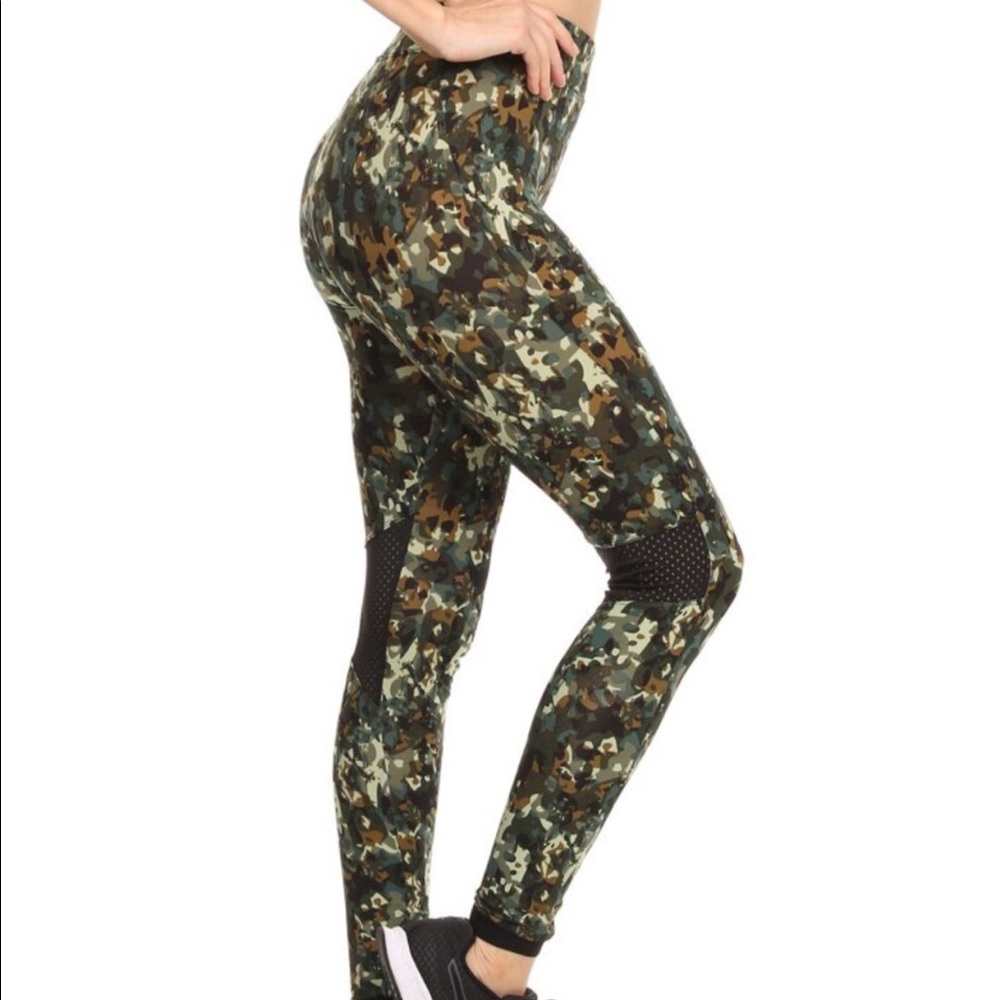 Camo Print Active Leggings