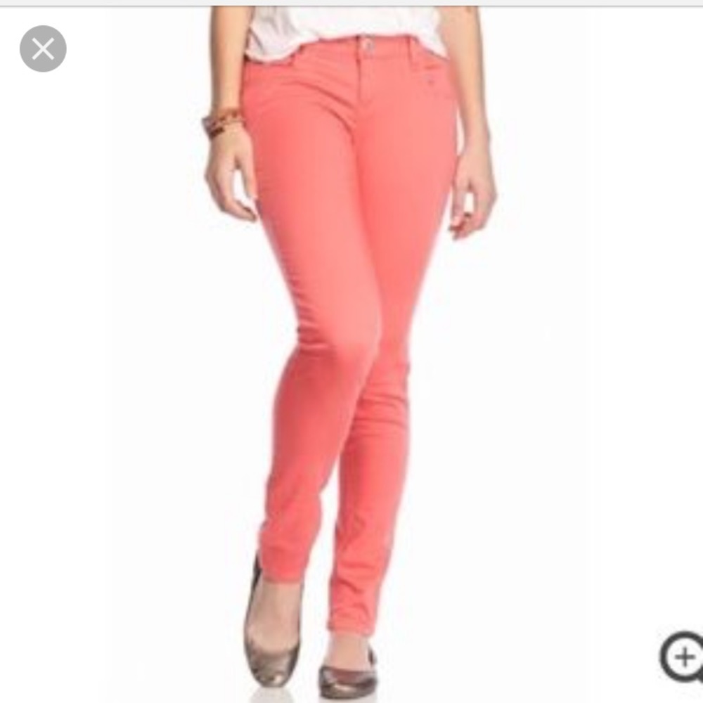 Coral Skinny Jeans