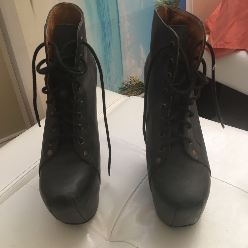 Jeffrey Campbell platform booties