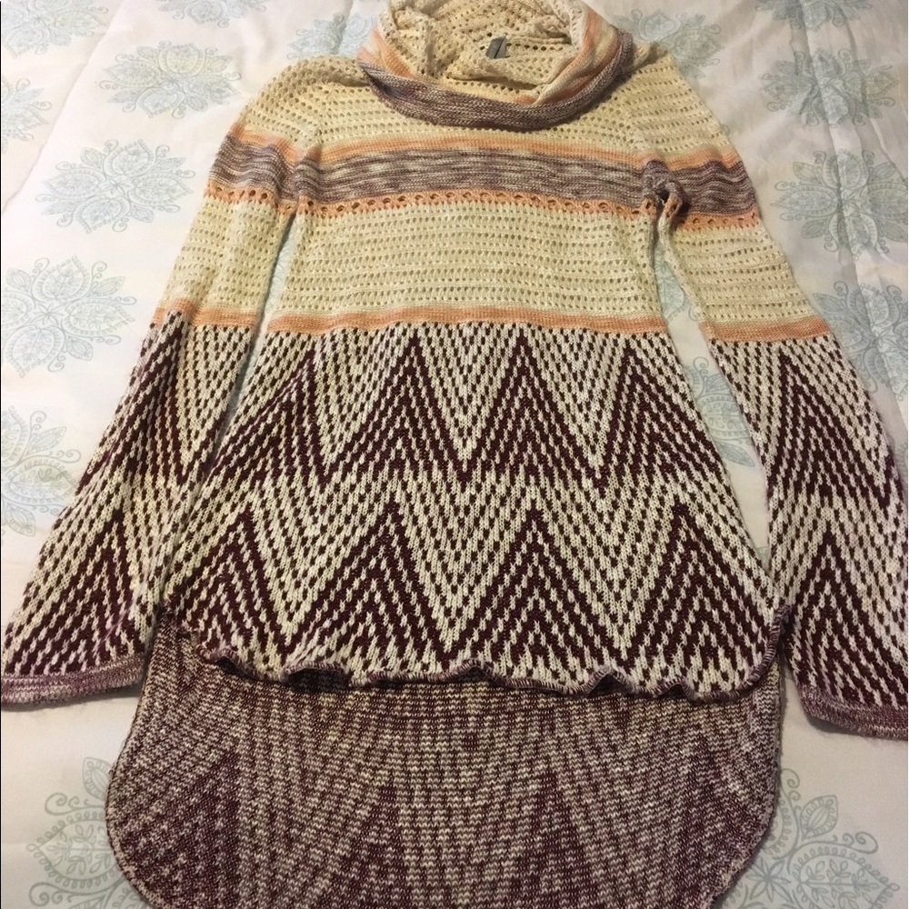 High low sweater