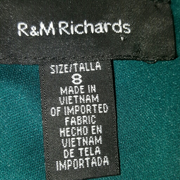 R&M Richards emerald green sequins dress - Picture 6 of 8