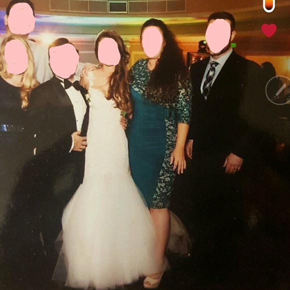 R&M Richards emerald green sequins dress - Picture 8 of 8