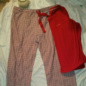 Size large calvin Klein red pajamas worn once
