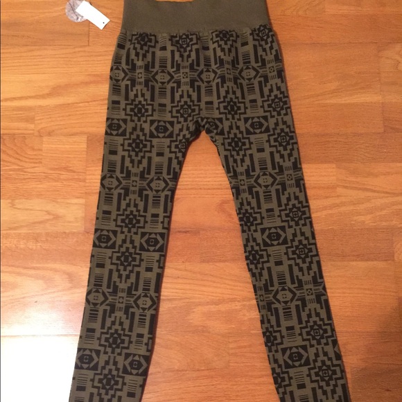 Printed fleece leggings - Picture 2 of 2