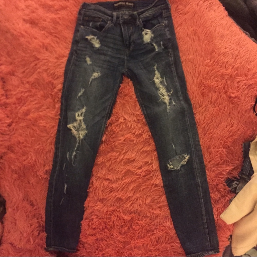 Express legging mid rise capris