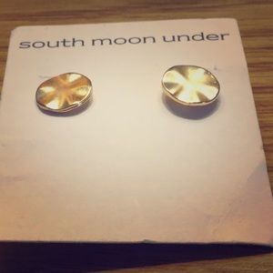 Textured Gold (Sand-Dollar inspired?) Posts