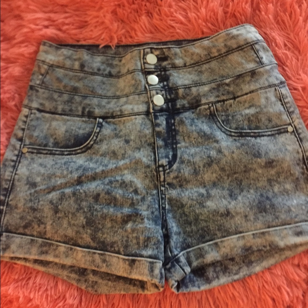 High waisted shorts
