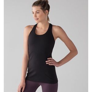 Lulu Lemon Black Racerback Tank