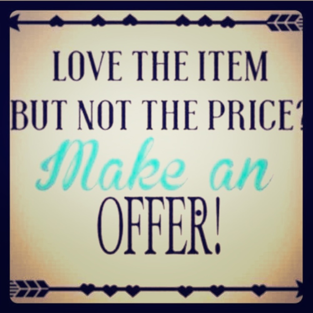 Make an offer! Happy to negotiate. Posh happy 😘