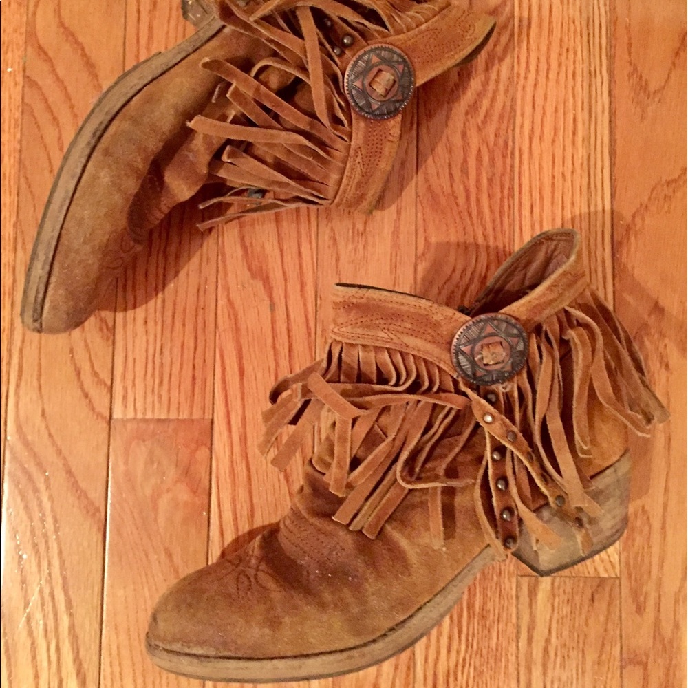 Sam Edelman Fringe Western Ankle Bootie