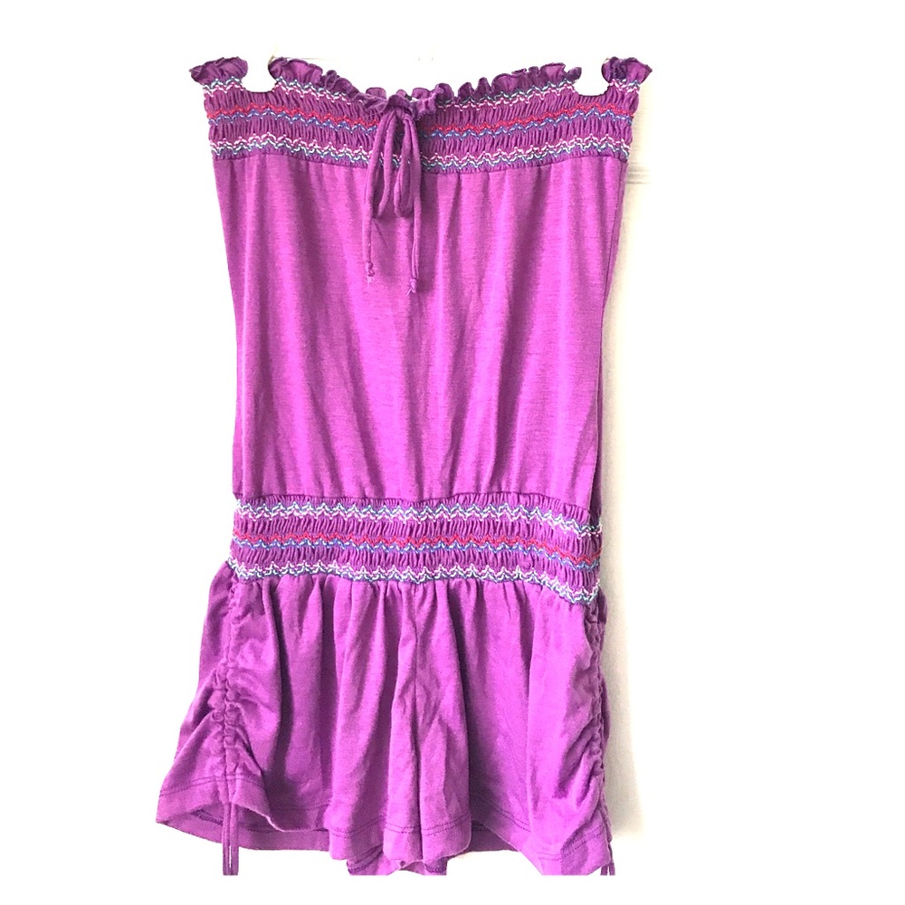 Purple Romper with Embroidery!!