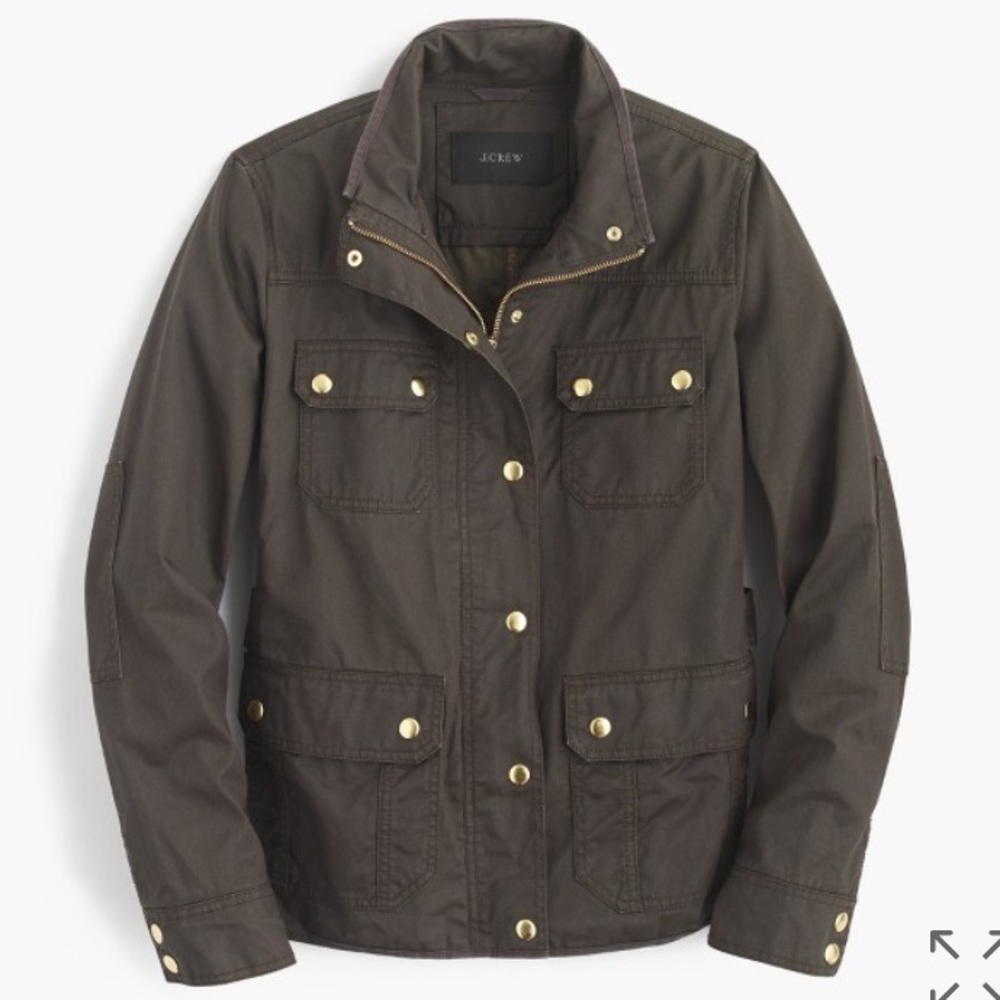 J. Crew Downtown Field Jacket - Green