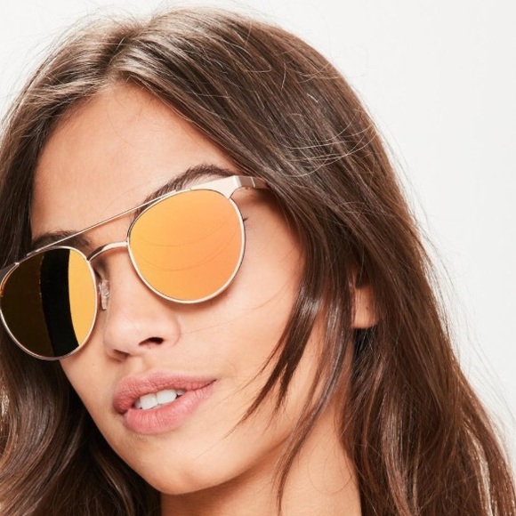 amber mirrored sunglasses