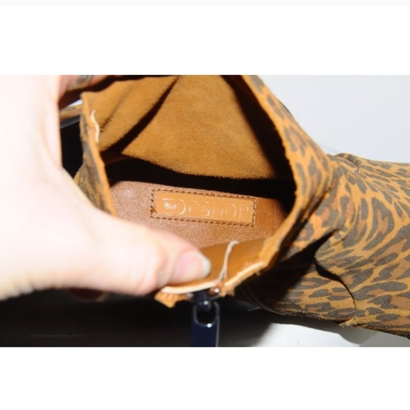 NWOT TOPSHOP Klash Leather Rocker Leopard Boots 🎸 - Picture 3 of 3