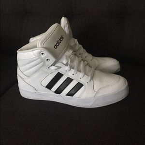 Addidas high top sneakers size 10