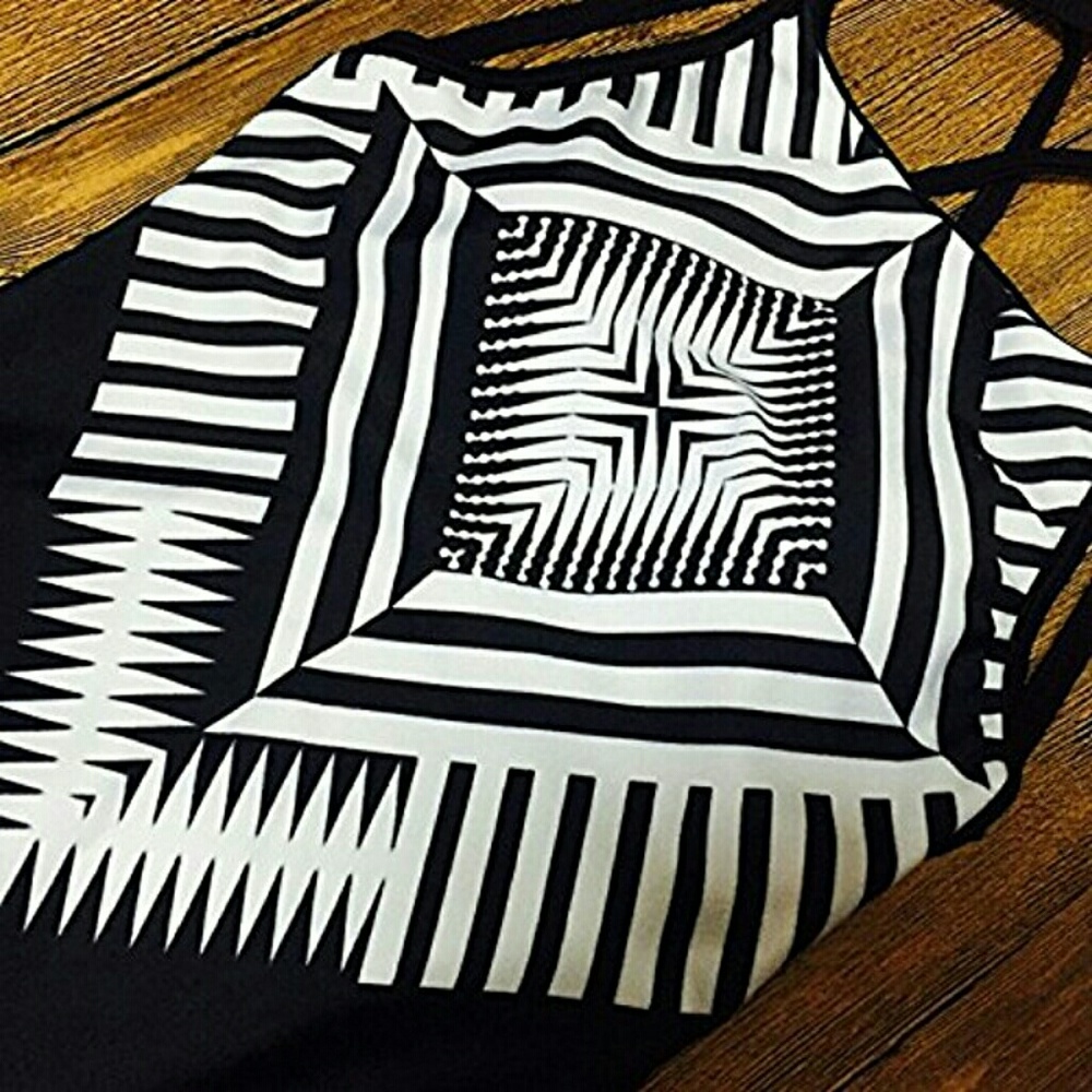 Black and white Swimsuit. Never worn.
