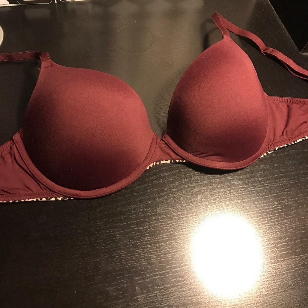 Maroon push up bra from Pink