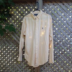 RL Blue Pinstripe Button Up