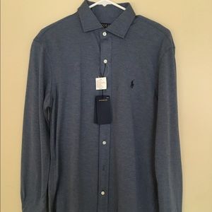 Polo Ralph Lauren Knit Dress Shirt M NWT