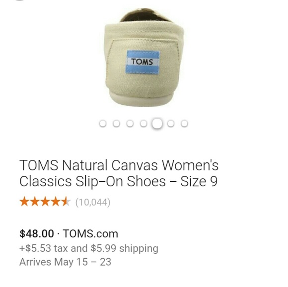Sold Out! Toms (I told you guys it was a steal!) - Picture 2 of 5