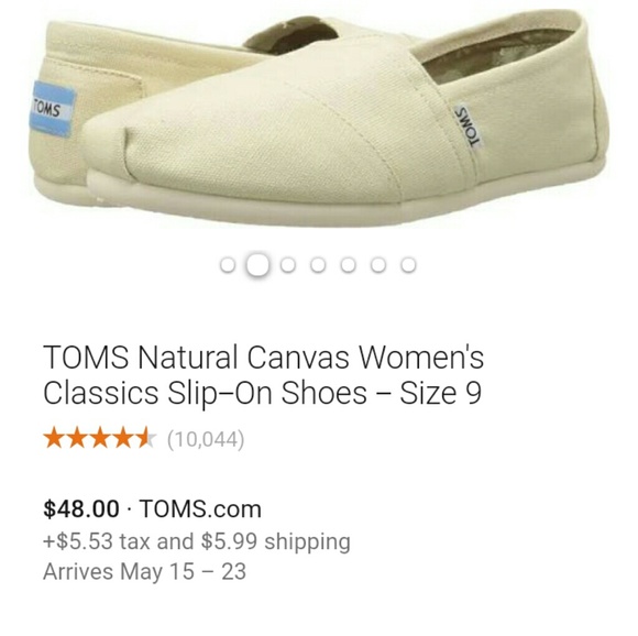 Sold Out! Toms (I told you guys it was a steal!) - Picture 3 of 5