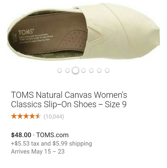 Sold Out! Toms (I told you guys it was a steal!) - Picture 4 of 5