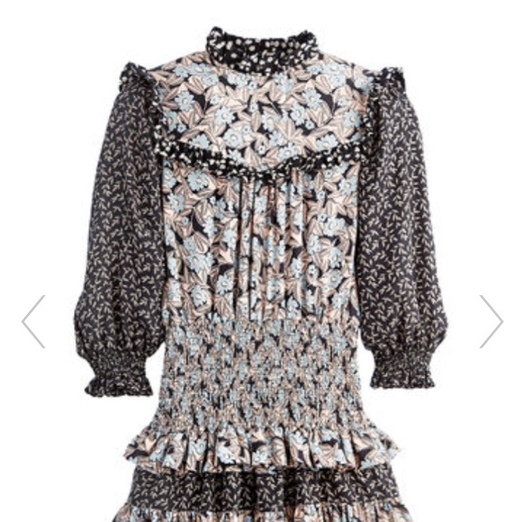 LIKE NEW Rebecca Taylor Bijou Patchwork Dress - Picture 3 of 5