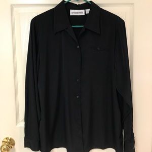 Dress Barn Black Size L, Blouse