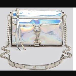 Rebecca Minkoff metallic Mini Mac crossbody