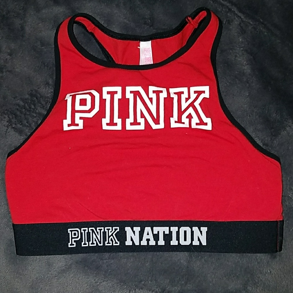 Pink Sports Bra