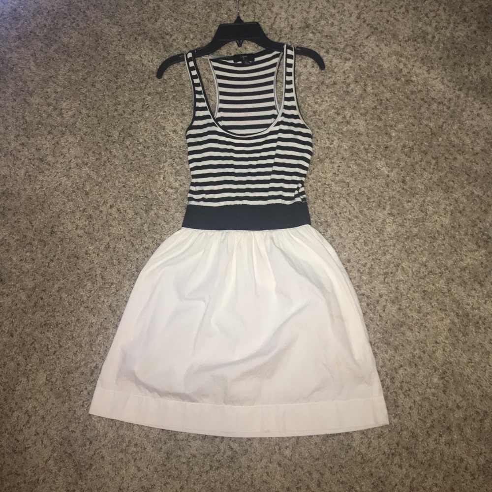 Little B&W Striped Dress- Mini