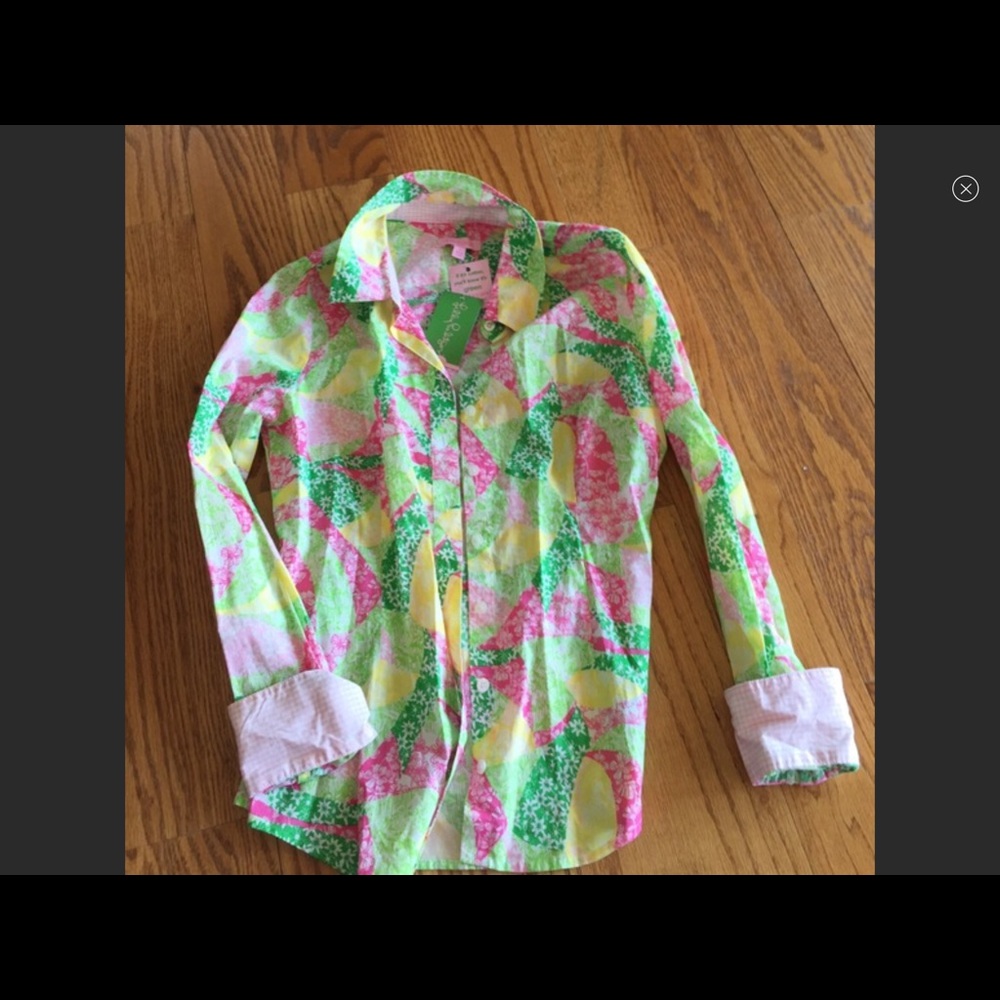 Lilly Pulitzer multi-color blouse