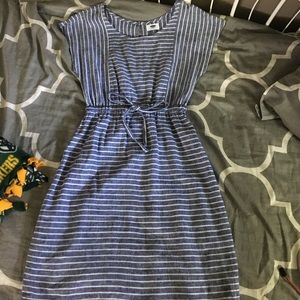 Blue and White Striped Dress. Worn once
